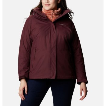 Columbia Jas Dames, Bugaboo II Fleece Interchange Plus Size Bordeaux, 72KBLMZXE